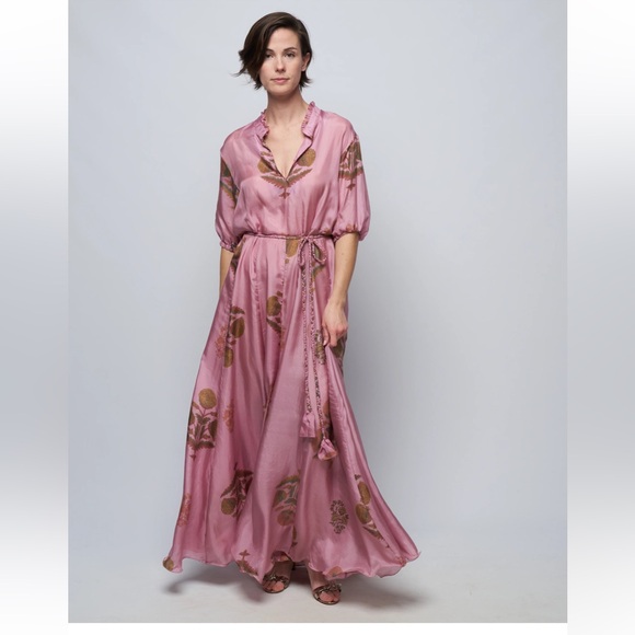 hannah artwear maxi dress Hannah Artwear Elisa Maxi Dress Talavera Emerald
